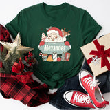 Custom Santa Claus Shirt, Personalized Christmas Shirt, Santa Holiday Shirt