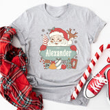 Custom Santa Claus Shirt, Personalized Christmas Shirt, Santa Holiday Shirt
