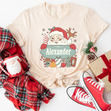 Custom Santa Claus Shirt, Personalized Christmas Shirt, Santa Holiday Shirt
