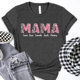 Personalized Mama Shirt, Custom Mom Shirt, Kids Names Mom Shirt, Shirt For Mom