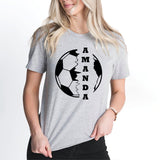 Custom Soccer T-Shirt, Soccer Mom Shirt, Soccer Dad Shirt, Game Day Tee