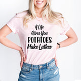 If Life Gives You Potatoes Make Latkes Shirt, Happy Hanukkah Shirt