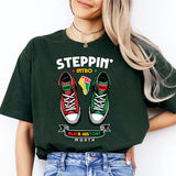 Stepping Into Juneteenth Shirt, Juneteenth Heart Shirt, Juneteenth Shirt