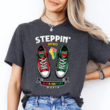 Stepping Into Juneteenth Shirt, Juneteenth Heart Shirt, Juneteenth Shirt