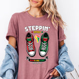 Stepping Into Juneteenth Shirt, Juneteenth Heart Shirt, Juneteenth Shirt