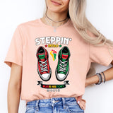 Stepping Into Juneteenth Shirt, Juneteenth Heart Shirt, Juneteenth Shirt
