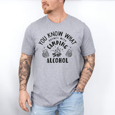 You Know What Rhymes With Camping Alcohol Shirt, Camper T Shirt