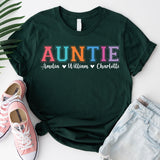 Personalized Mom Shirt, Mom Shirt With Kid Names, Kids Names Mom Shirt, Shirt For Mom