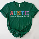 Personalized Mom Shirt, Mom Shirt With Kid Names, Kids Names Mom Shirt, Shirt For Mom
