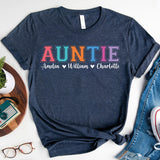 Personalized Mom Shirt, Mom Shirt With Kid Names, Kids Names Mom Shirt, Shirt For Mom