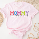 Personalized Mom Shirt, Mom Shirt With Kid Names, Kids Names Mom Shirt, Shirt For Mom