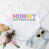 Personalized Mom Shirt, Mom Shirt With Kid Names, Kids Names Mom Shirt, Shirt For Mom