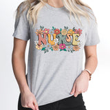 Floral Nurse Shirt, New Nurse Shirt