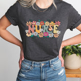 Floral Nurse Shirt, New Nurse Shirt