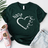 Personalized Nana, Custom Grandma Shirt, Kids Names Nana Shirt, Shirt For Grandma