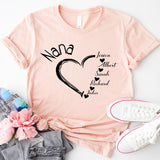Personalized Nana, Custom Grandma Shirt, Kids Names Nana Shirt, Shirt For Grandma
