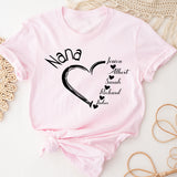 Personalized Nana, Custom Grandma Shirt, Kids Names Nana Shirt, Shirt For Grandma