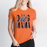 Leopard Dog Mama Shirt, Dog Mom Tee, Dog Lover Shirts