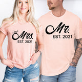 Mr and Mrs Shirt, Bride and Groom Shirts, Bridal Party Shirts