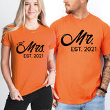Mr and Mrs Shirt, Bride and Groom Shirts, Bridal Party Shirts