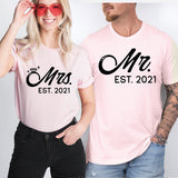 Mr and Mrs Shirt, Bride and Groom Shirts, Bridal Party Shirts