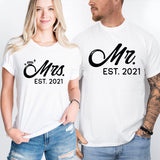 Mr and Mrs Shirt, Bride and Groom Shirts, Bridal Party Shirts