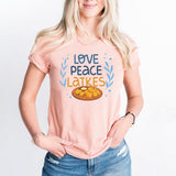 Love Peace Latkes Shirt, Happy Hanukkah Shirt