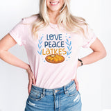 Love Peace Latkes Shirt, Happy Hanukkah Shirt
