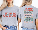 Christian Christmas Sweatshirt, Christmas Faith Sweatshirt, Believe Like Mary Tee