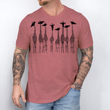 Giraffe Shirt, Zoo Crew Shirt, Animal Lover Gift Tee