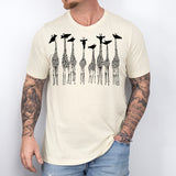 Giraffe Shirt, Zoo Crew Shirt, Animal Lover Gift Tee