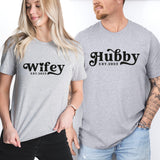 Wifey and Hubby Shirts, Mr and Mrs Shirt, Bridal Party Shirt