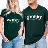Wifey and Hubby Shirts, Mr and Mrs Shirt, Bridal Party Shirt