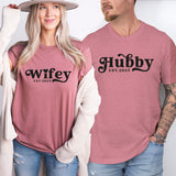 Wifey and Hubby Shirts, Mr and Mrs Shirt, Bridal Party Shirt