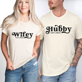 Wifey and Hubby Shirts, Mr and Mrs Shirt, Bridal Party Shirt