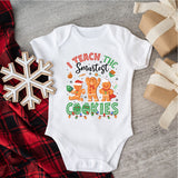 I Teach The Christmas Cookies Sweatshirt, Holly Jolly Teacher Christmas Shirt