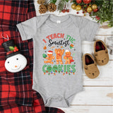 I Teach The Christmas Cookies Sweatshirt, Holly Jolly Teacher Christmas Shirt