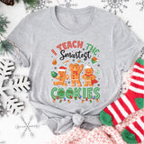 I Teach The Christmas Cookies Sweatshirt, Holly Jolly Teacher Christmas Shirt