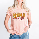 Nana Claus Christmas Shirt, Grandma Xmas Tee, Grandma Claus Shirt, Merry Gigi Shirt, New Gigi Shirt, Grammy Xmas Shirt, Merry Christmas Gigi