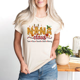 Nana Claus Christmas Shirt, Grandma Xmas Tee, Grandma Claus Shirt, Merry Gigi Shirt, New Gigi Shirt, Grammy Xmas Shirt, Merry Christmas Gigi