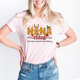 Nana Claus Christmas Shirt, Grandma Xmas Tee, Grandma Claus Shirt, Merry Gigi Shirt, New Gigi Shirt, Grammy Xmas Shirt, Merry Christmas Gigi