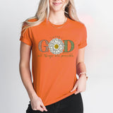 With God All Things Are Possible Shirt, Sunflower Shirt, Matthew 19:26 Shirt