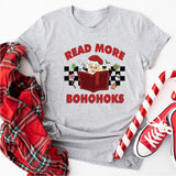 Read More Bohohoks T-Shirt, Santa Claus Shirt, Teacher Christmas Tee