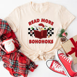 Read More Bohohoks T-Shirt, Santa Claus Shirt, Teacher Christmas Tee
