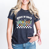 Ready To Teach T-Shirt, Funny Teacher Shirt, Teacher Life Tee, Hello Kindergarten Shirt