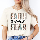 Faith Over Fear Shirt, Christian Mom Shirt, Godly Woman Shirt