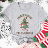 Rockin Around the Classroom Sweatshirt, Teacher Christmas Shirt, Retro Xmas Tee