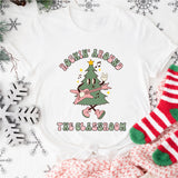 Rockin Around the Classroom Sweatshirt, Teacher Christmas Shirt, Retro Xmas Tee