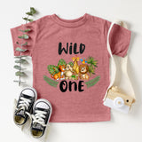 Wild One Onesie, First Birthday Bodysuit, Safari Birthday Tees