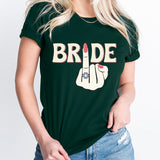 Bride Finger Bachelorette Party Shirt, Funny Bride Shirt